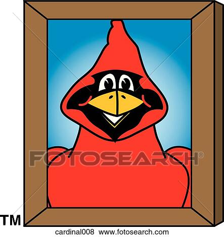 Cardinal on Picture Day View Large Illustration Stock Illustration - Cardinal on Picture Day. Fotosearch