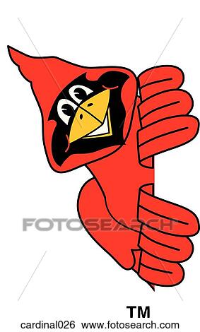 Cardinal Peeking to Side View Large Illustration Stock Illustration - Cardinal Peeking to Side. Fotosearch