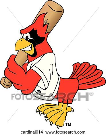 Cardinal playing Baseball View Large Illustration Stock Illustration - Cardinal playing Baseball. Fotosearch