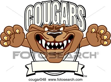 Stock Illustration - Cougar Logo Design Graphic 1. Fotosearch