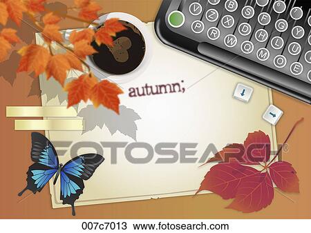 autumn air in illustraion View Large Clip Art Graphic Clipart - autumn air in illustraion. Fotosearch