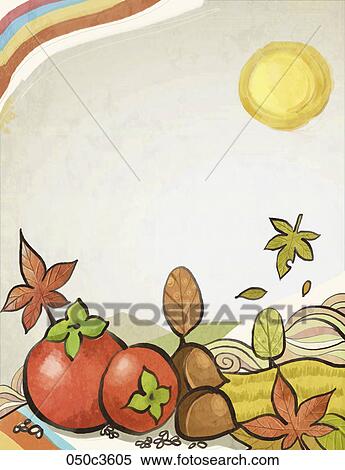 Clipart - autumn air in illustraion. Fotosearch