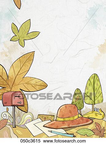 autumn air in illustraion View Large Clip Art Graphic Clipart - autumn air in illustraion. Fotosearch