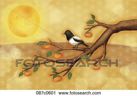 Clipart - Chuseok greetings. Fotosearch