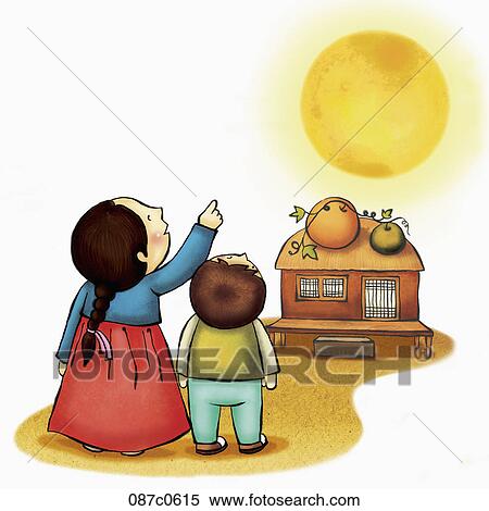 Chuseok greetings View Large Clip Art Graphic Clipart - Chuseok greetings. Fotosearch
