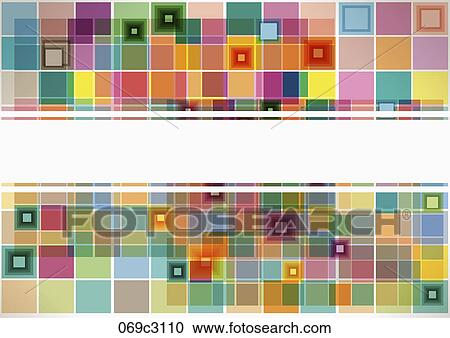colorful rectangle pattern View Large Clip Art Graphic Clipart - colorful rectangle pattern. Fotosearch