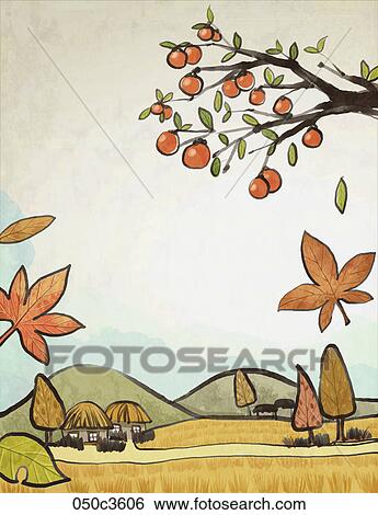 Clip Art - Korean Autumn air. Fotosearch