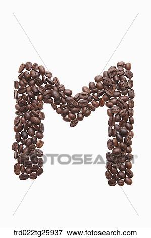 alphabet M roasted coffee beans View Large Illustration Stock Illustration - alphabet M roasted coffee beans. Fotosearch