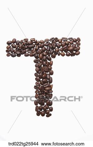 alphabet T roasted coffee beans View Large Illustration Stock Illustration - alphabet T roasted coffee beans. Fotosearch