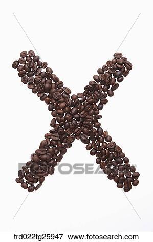 alphabet X roasted coffee beans View Large Illustration Stock Illustration - alphabet X roasted coffee beans. Fotosearch