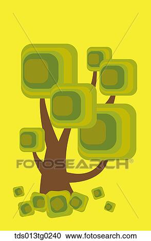 Clipart - autumn scenics in illustration. Fotosearch