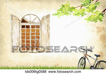 autumn scenics in illustration View Large Illustration Stock Illustration - autumn scenics in illustration. Fotosearch