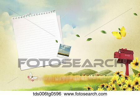 autumn scenics in illustration View Large Illustration Stock Illustration - autumn scenics in illustration. Fotosearch