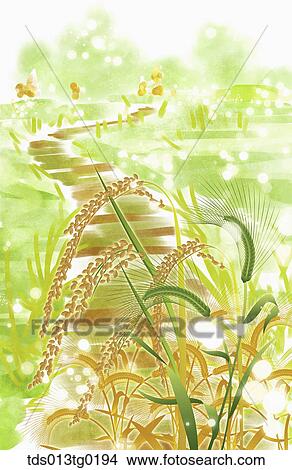 autumn scenics in illustration View Large Illustration Stock Illustration - autumn scenics in illustration. Fotosearch