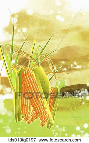 autumn scenics in illustration View Large Illustration Stock Illustration - autumn scenics in illustration. Fotosearch