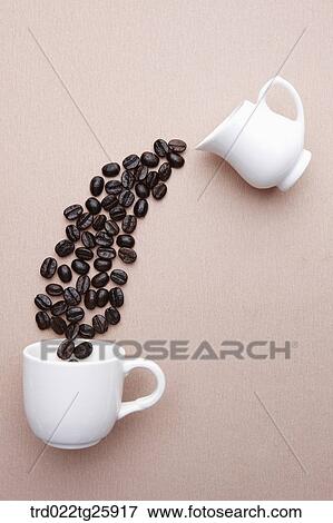 Stock Illustration - coffee and roasted beans. Fotosearch