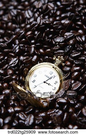 coffee beans and watch View Large Illustration Stock Illustration - coffee beans and watch. Fotosearch
