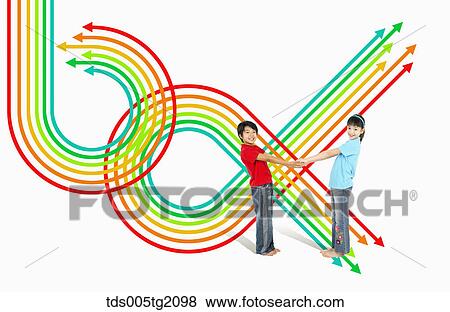 footsie boy and girl View Large Illustration Stock Illustration - footsie boy and girl. Fotosearch