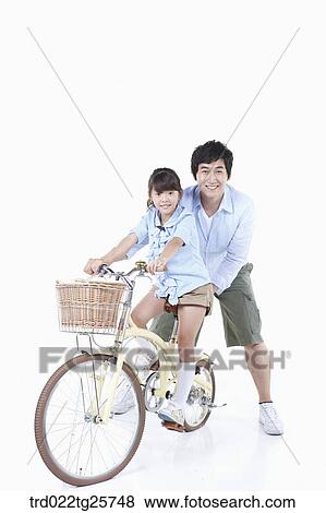 Stock Illustration - riding bicycle pleasantly. Fotosearch