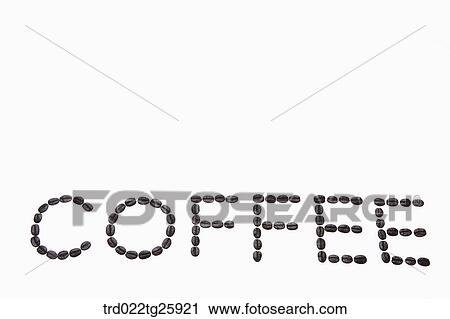 Clip Art - roasted coffee beans. Fotosearch