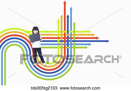 Drawing - successful education. Fotosearch
