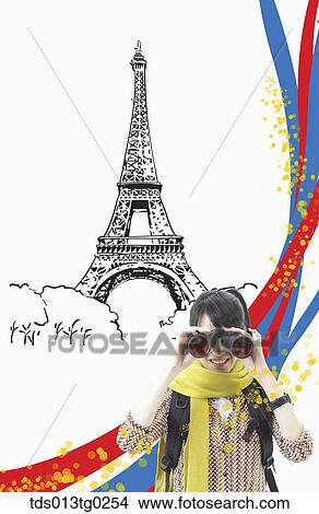 traveling Paris View Large Illustration Stock Illustration - traveling Paris. Fotosearch