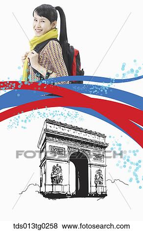 Stock Illustration - traveling Paris. Fotosearch