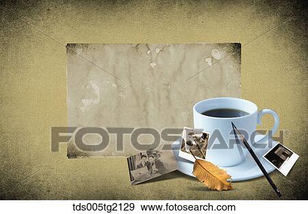 autumn and cappuccino View Large Illustration Stock Illustration - autumn and cappuccino. Fotosearch