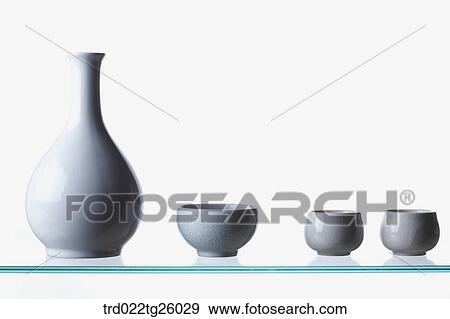 china bottle and bowl View Large Illustration Stock Illustration - china bottle and bowl. Fotosearch