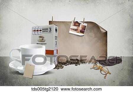 coffee and coffeebeans View Large Illustration Clipart - coffee and coffeebeans. Fotosearch