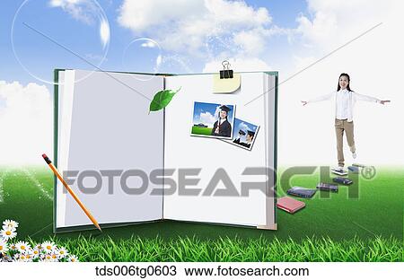 education and student View Large Illustration Drawing - education and student. Fotosearch
