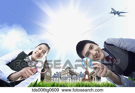 Stock Illustration - global education with student. Fotosearch