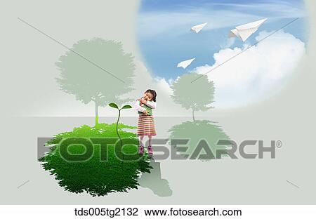 hopeful eco friendly View Large Illustration Drawing - hopeful eco friendly. Fotosearch