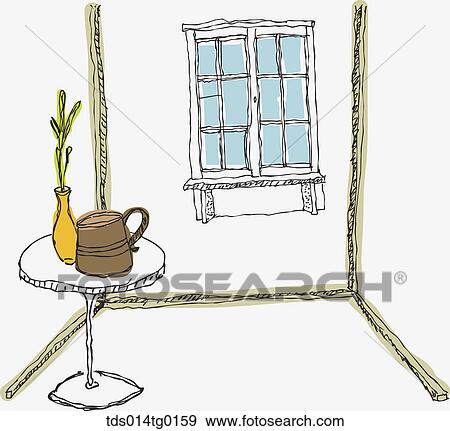 inside of the room View Large Illustration Stock Illustration - inside of the room. Fotosearch