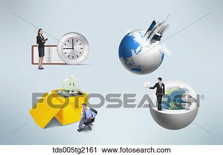 international business View Large Illustration Clip Art - international business. Fotosearch