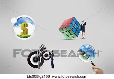 Stock Illustration - international business. Fotosearch