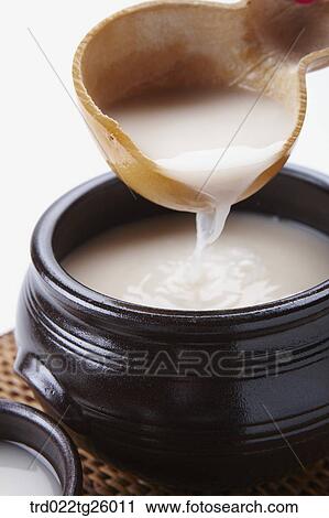 Korean traditional alcohol made from grain View Large Illustration Clip Art - Korean traditional alcohol made from grain. Fotosearch