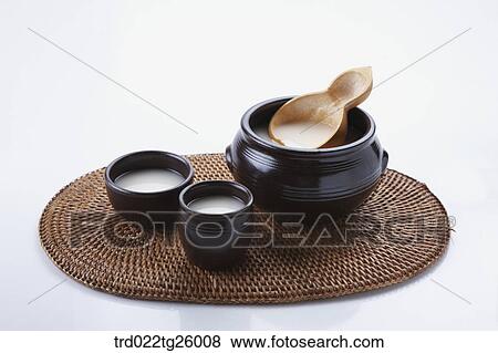 Korean traditional alcohol made from grain View Large Illustration Stock Illustration - Korean traditional alcohol made from grain. Fotosearch