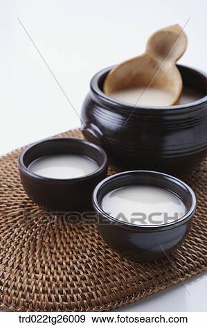 Korean traditional alcohol made from grain View Large Illustration Stock Illustration - Korean traditional alcohol made from grain. Fotosearch