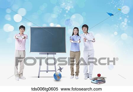 Stock Illustration - language education and student. Fotosearch