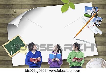Stock Illustration - language education and student. Fotosearch