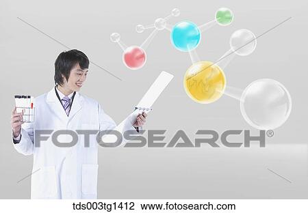 researcher and the science View Large Illustration Drawing - researcher and the science. Fotosearch