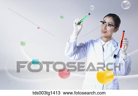 researcher and the science View Large Illustration Drawing - researcher and the science. Fotosearch