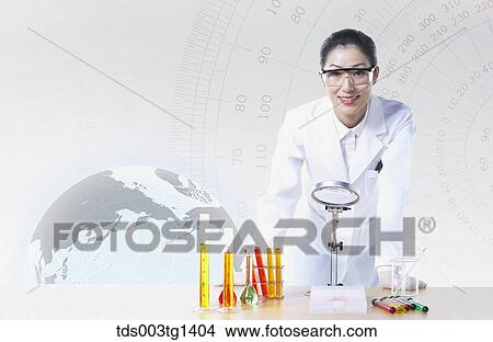 researchers in the Lab View Large Illustration Stock Illustration - researchers in the Lab. Fotosearch