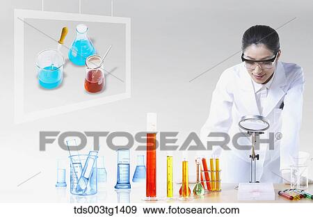 researchers in the Lab View Large Illustration Stock Illustration - researchers in the Lab. Fotosearch
