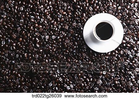 roasted coffee beans and coffee View Large Illustration Stock Illustration - roasted coffee beans and coffee. Fotosearch