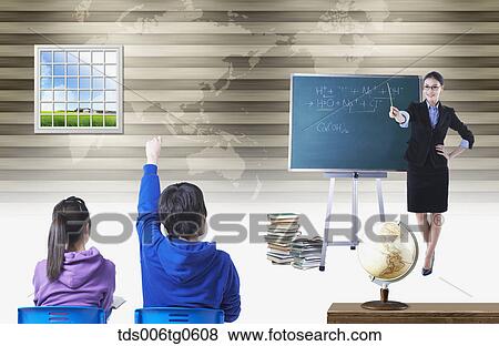 Stock Illustration - science education class. Fotosearch
