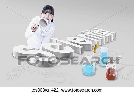 Drawing - science education with children. Fotosearch