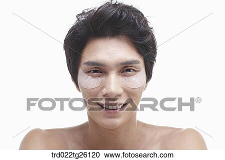 skincare of guy's face View Large Illustration Clipart - skincare of guy's face. Fotosearch