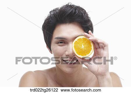 skincare of guy's face View Large Illustration Drawing - skincare of guy's face. Fotosearch